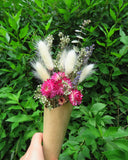 Small bouquet of dried flowers